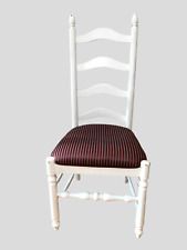 Ladderback white painted for sale  White Plains