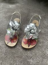 Yoma silver sandals for sale  HUDDERSFIELD