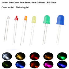 1,8 mm 2 mm 3 mm 5 mm 8 mm 10 mm diodo LED difuso mini luces diodos emisores, usado segunda mano  Embacar hacia Argentina