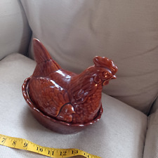 Large ceramic hen for sale  GRANTHAM