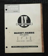 Used, 1955 MASSEY-HARRIS 21 COLT 23 MUSTANG 44 SPECIAL 55 555 TRACTOR IT REPAIR MANUAL for sale  Shipping to Canada