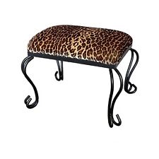 Leopard print stool for sale  Shipping to Ireland