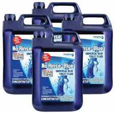 Blue Chemical Toilet Fluid - Waste Tank Additive- 20 Litre  (4 x 5 Litre), used for sale  ORMSKIRK