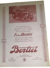 Publicité automobile berliet d'occasion  Lanobre
