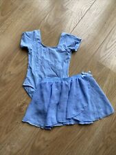 Girls blue leotard for sale  LONDON