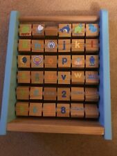 Wooden alphabet abacus for sale  Shipping to Ireland