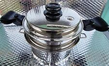 Saladmaster Titanium Stainless Steel 3 Quart Steamer Stock Pot With Lid HS-316Ti, used for sale  Shipping to South Africa