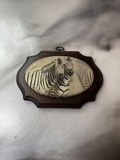 Vintage zebra domed for sale  Shipping to Ireland