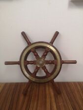 Ship wheel wooden for sale  WEYMOUTH