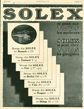 1925 solex engines d'occasion  Expédié en Belgium