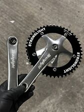 Stronglight track crankset for sale  LONDON