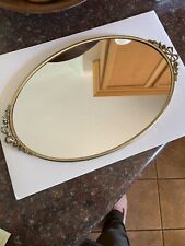 gold glass vanity mirror for sale  Sulphur