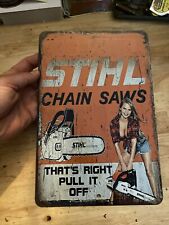 Stihl chainsaw sign for sale  Brookings
