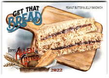 2022 Topps Allen and Ginter Get That Bread #GTB-4 sándwich de mantequilla de maní/jalea  segunda mano  Embacar hacia Argentina