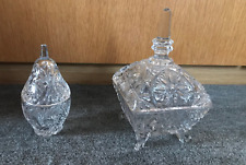 Glasschale deckel bonbonniere gebraucht kaufen  Ebeleben