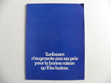 Brochure chrysler simca d'occasion  France