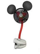 Ventilador portátil Disney Mickey Mouse abrazadera flexible escritorio cochecito - funciona segunda mano  Embacar hacia Argentina
