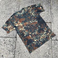 Camiseta de camuflaje Kombat Reino Unido Alemán Flecktarn cuello redondo 100% algodón segunda mano  Embacar hacia Argentina