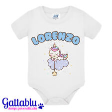 Body neonato unicorno usato  Italia