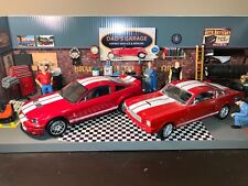 LOTE DE 2 1965 Ford Mustang GT350, 2007 SHELBY GT500 FASTBACKS VERMELHO Diecast 1:18 comprar usado  Enviando para Brazil