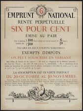 Affiche ancienne emprunt d'occasion  Avignon