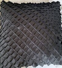 Travesseiro decorativo Thro por Mario Lorenz 16” quadrado preto cetim comprar usado  Enviando para Brazil