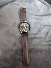 Fossil Men's Townsman Quartz Stainless Steel/Leather Chronograph Watch FS5437 for sale  Shipping to South Africa