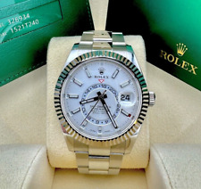 rolex white skydweller watch for sale  Mokena
