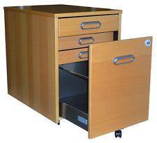 Gebraucht, IKEA Galant, Rollcontainer mit 4 Schubladen in Buche 101.169.67 gebraucht kaufen  Winsen