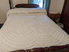 Chenille bedspread white for sale  Manville
