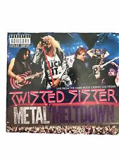 CONJUNTO DE 3 DISCOS TWISTED SISTER-CD DVD BLU-RAY METAL MELTDOWN! COMO NOVO! comprar usado  Enviando para Brazil