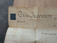 1821 antique manuscript for sale  SKEGNESS