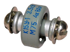 Ceramic transmitting capacitor 22pF 3,5kV 4kWar M75 K15U-1 soviet - NOS na sprzedaż  PL