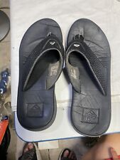 Sandálias chinelos masculinas Reef F15 SWV tamanho 10 preto com usado, mas resistente como está comprar usado  Enviando para Brazil