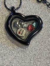 Heart locket necklace for sale  Dubuque