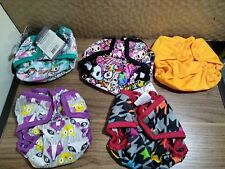 Used, Rumparooz Newborn Button Cloth Diapers Covers Set Of 5 for sale  Shipping to South Africa