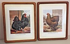 Chickens framed prints...set for sale  Clayton