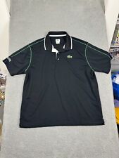 Camisa polo Lacoste para hombre 8 XXXL negra manga corta golf tenis segunda mano  Embacar hacia Argentina