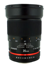 Usado, Lente grande angular Rokinon 35mm F1.4 para montagem Canon EF comprar usado  Enviando para Brazil