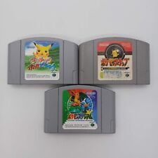 Lote de 3 Pokemon Stadium Snap Hey You Pikachu NTSC-J para Nintendo 64 N64 testado comprar usado  Enviando para Brazil