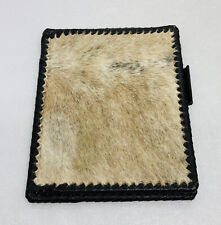 Capa de couro rara para notebook textura de pele de raposa feita na Argentina 6” exclusiva 20 comprar usado  Enviando para Brazil