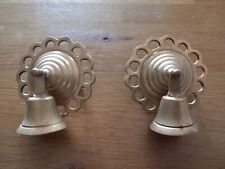 Pair pretty brass for sale  HUNGERFORD