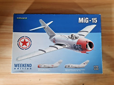 EDUARD 7423 Mikoyan-Gurevich MiG-15 FAGOT-A WEEKEND ED. 1/72 Model Aircraft Kit for sale  Shipping to South Africa