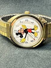 Vintage Mickey Mouse Timex Relógio Elétrico Grande 36mm 1971 Masculino Dourado 760624071A comprar usado  Enviando para Brazil