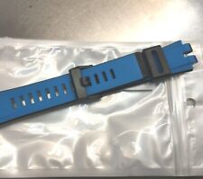 Blue rubber watch for sale  BOLTON