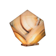 LAMPADA a CUBO in Onice Verde Green Italian Onyx Cube Lamp Art Design 25x25cm segunda mano  Embacar hacia Argentina