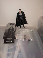 Used, Mafex No 174 Superman Justice League Zack Synders Superman Black Suit DC  for sale  Shipping to South Africa