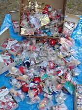 Used, NOS (12) Vintage Christmas Ornaments Random Lot Flocked/Plastic/Wood/etc READ! for sale  Shipping to South Africa