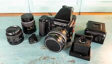 Kit de câmera Mamiya 645 PRO TL três lentes filme extra localizador de visão traseira e muito mais comprar usado  Enviando para Brazil