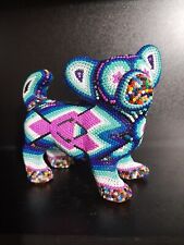 Usado, Escultura Chihuahua Wixárika Huichol Art-Dog 5 in. | Cuentas en pegamento segunda mano  Embacar hacia Mexico